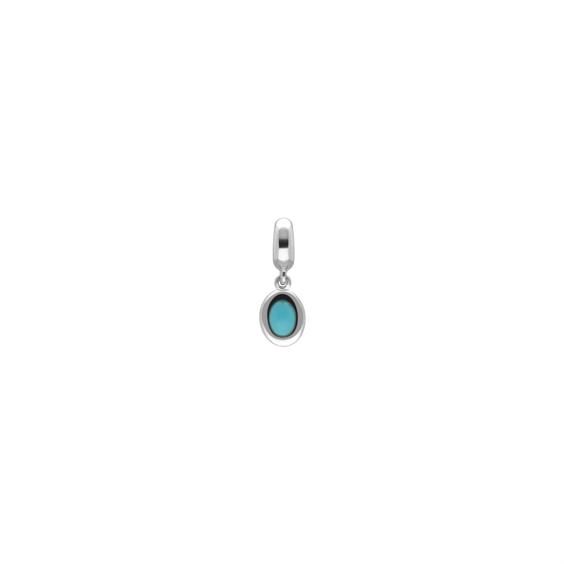 Charm della Collezione Achievement Turchese "Pietra della Protezione" Argento 925