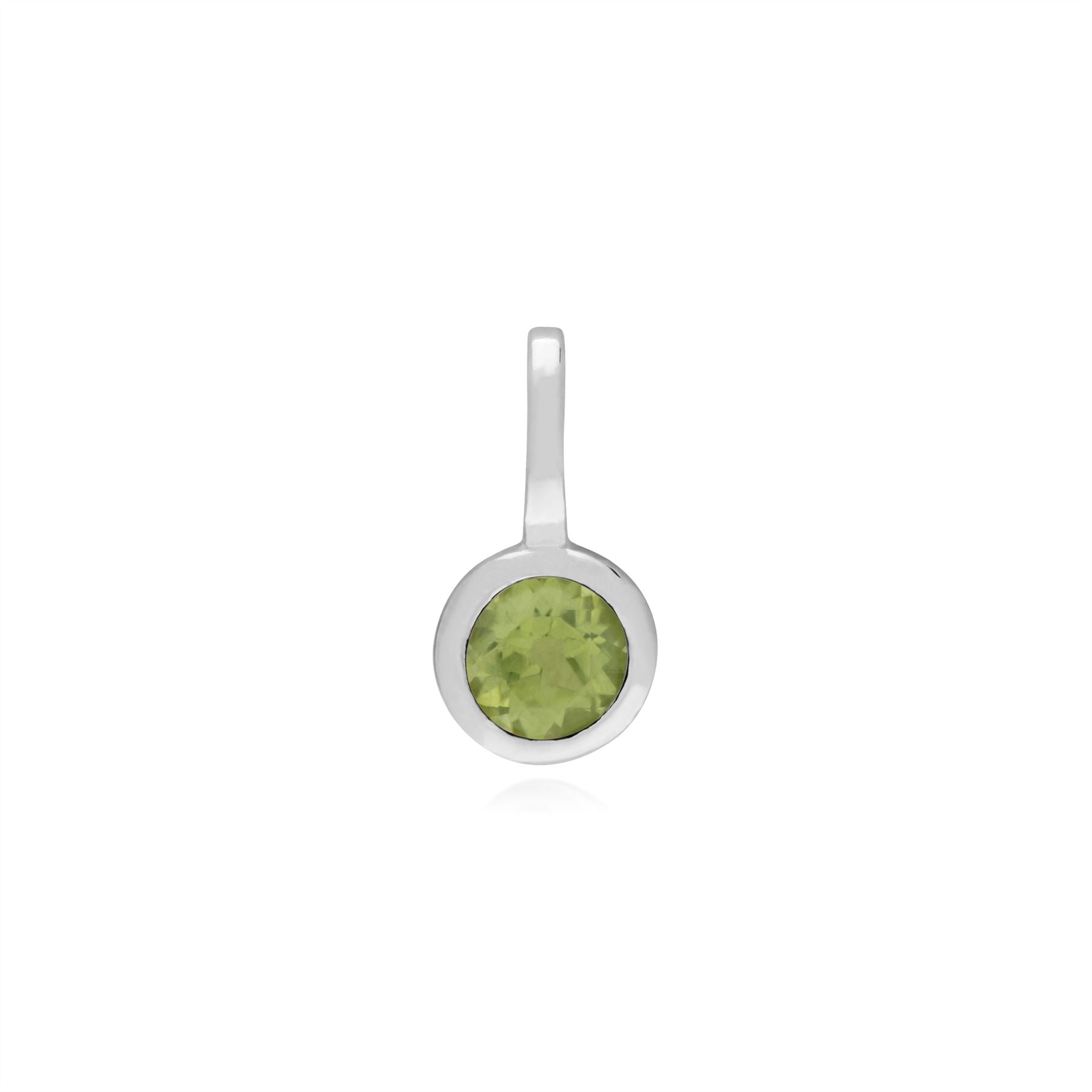 Ciondoli classici in argento 925 con peridoto