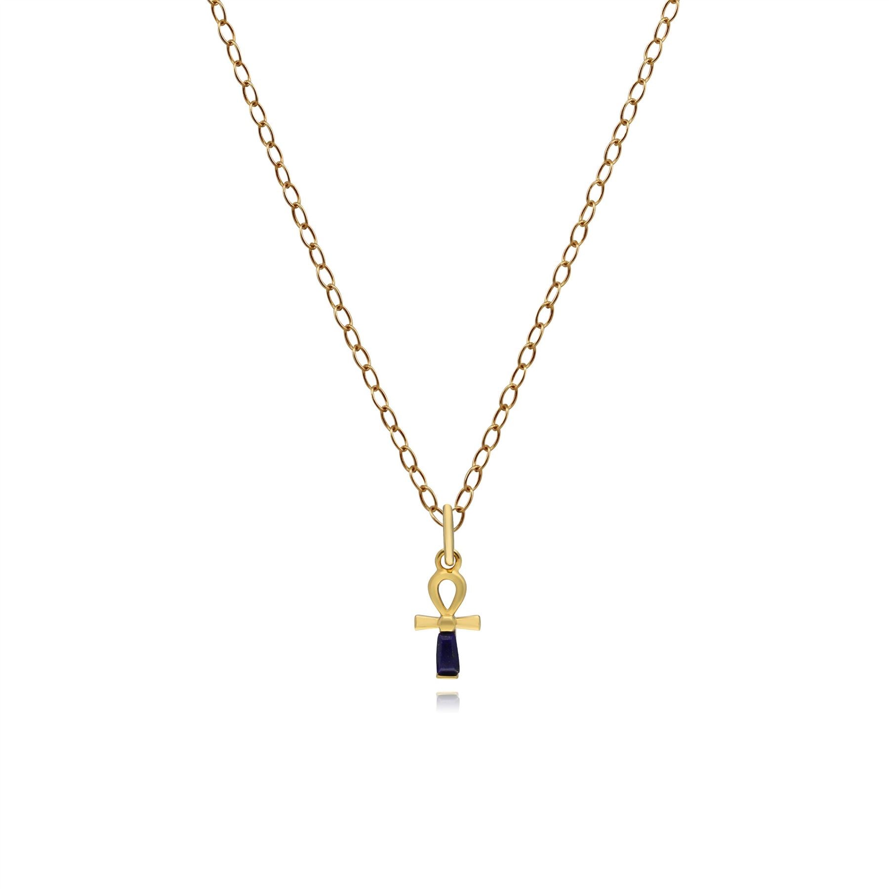 Pendentif ECFEW™ ânkh avec Lapis Lazuli