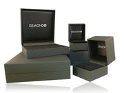Orecchini pastello 'Irida' con giada lavanda in argento sterling placcato oro giallo da 9 ct