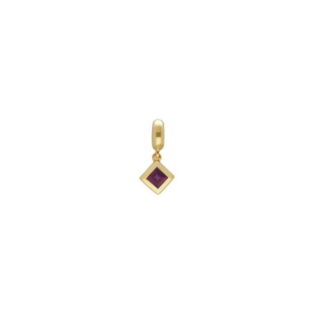 Charm's Collection Achievement Rodolite "Pietra Visionaria" Argento 925 Placcato Oro Giallo