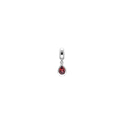 Charm della Collezione Achievement Granato "un tocco d'amore" Argento 925