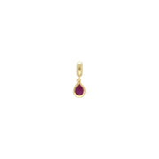 Rubino della collezione Charm's Achievement "Passion Stone" Argento 925 placcato oro giallo