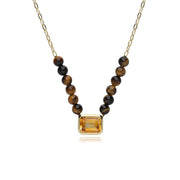 Gemondo Collier ECFEW™ 'The Unifier' Citrine et Tiger's Eye