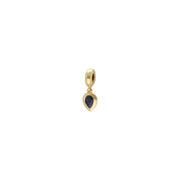 Charm's Collection Achievement Zaffiro "Pietra della fiducia" Argento 925 placcato oro giallo