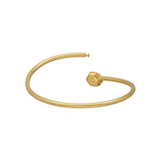 Bracciale rigido HS Achievement in argento 925 placcato oro giallo grande