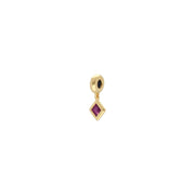 Charm's Collection Achievement Rodolite "Pietra Visionaria" Argento 925 Placcato Oro Giallo