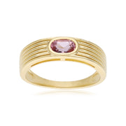 Anello Caruso con Tormalina Rosa