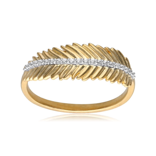 Gemondo Bague Plume ECFEW™ 'The Unifier' Perles de Culture et Diamant