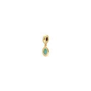 Charm's Collection Achievement Smeraldo "madre di famiglia" Argento 925 placcato oro giallo