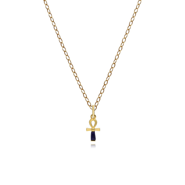 Pendentif ECFEW™ ânkh avec Lapis Lazuli